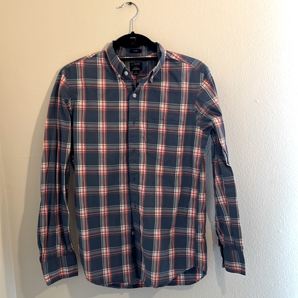 J. Crew Men’s Small Slim Long Sleeve Casual Button Down